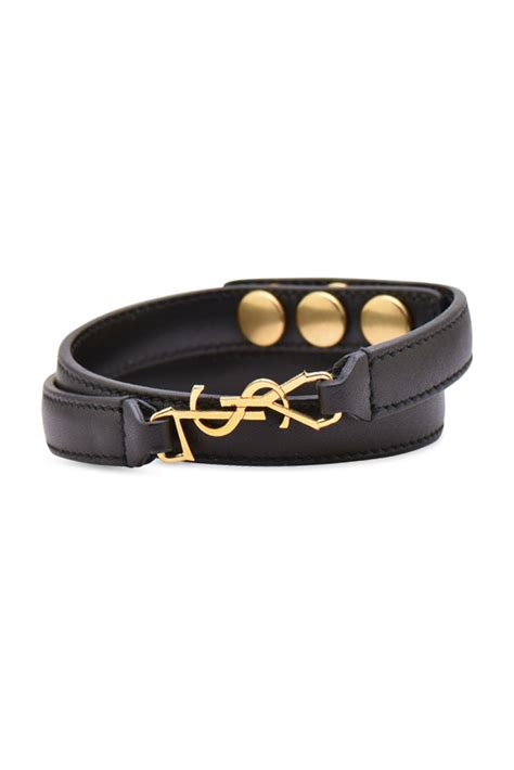 ysl leather bracelet women's|ysl saint laurent bracelets.